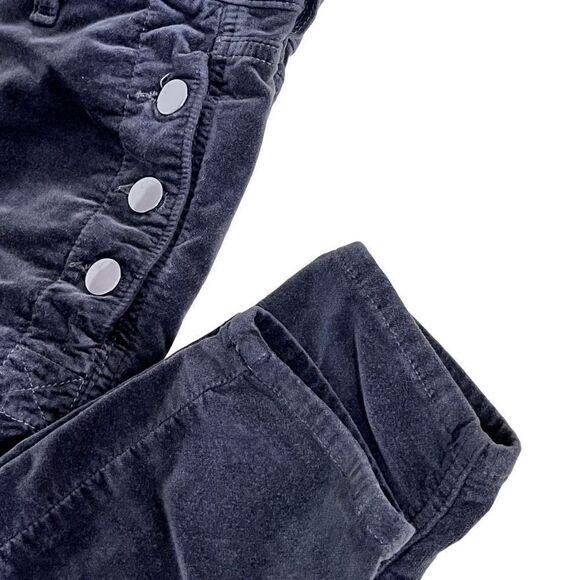 J. Brand Zion Velvet Crop Skinny Jeans in Asphalt Size 26 - Picture 4 of 14